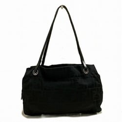 FENDI Black Nylon 2111.26619 Bag Tote Women's