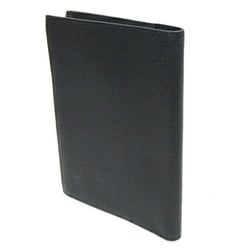 Hermes Notebook Cover EA Zip Black Swift Leather D Stamp Agenda Men's Women's HERMES