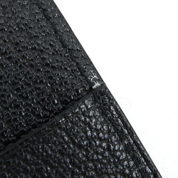 Hermes Notebook Cover EA Zip Black Swift Leather D Stamp Agenda Men's Women's HERMES