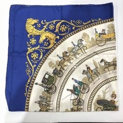 Hermes Carré 90 LA PROMENADE DE LONGCHAMPS Walk to Longchamps Scarf Women's Accessories