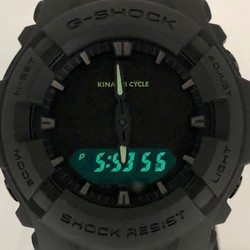 G-SHOCK CASIO Casio Watch G-100 Kinashi Cycle G-Shock 5 (Analog) 3rd Edition Released October 2017 Ana-Digi Black Green Mikunigaoka Store IT6VA09WLU40