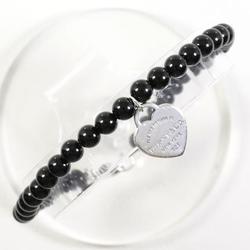 Tiffany Return to Silver Bracelet Onyx Total weight approx. 5.1g Approx. 17.5cm Similar