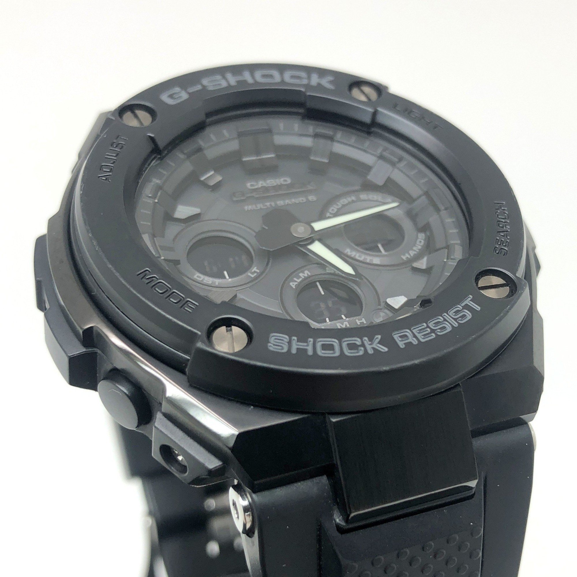 G-SHOCK CASIO Casio Watch GST-W300G-1A1 G-STEEL Radio Solar G-Steel Ana-Digi Black Mid-Size Tough Mikunigaoka Store ITBXNNHQ8V4G