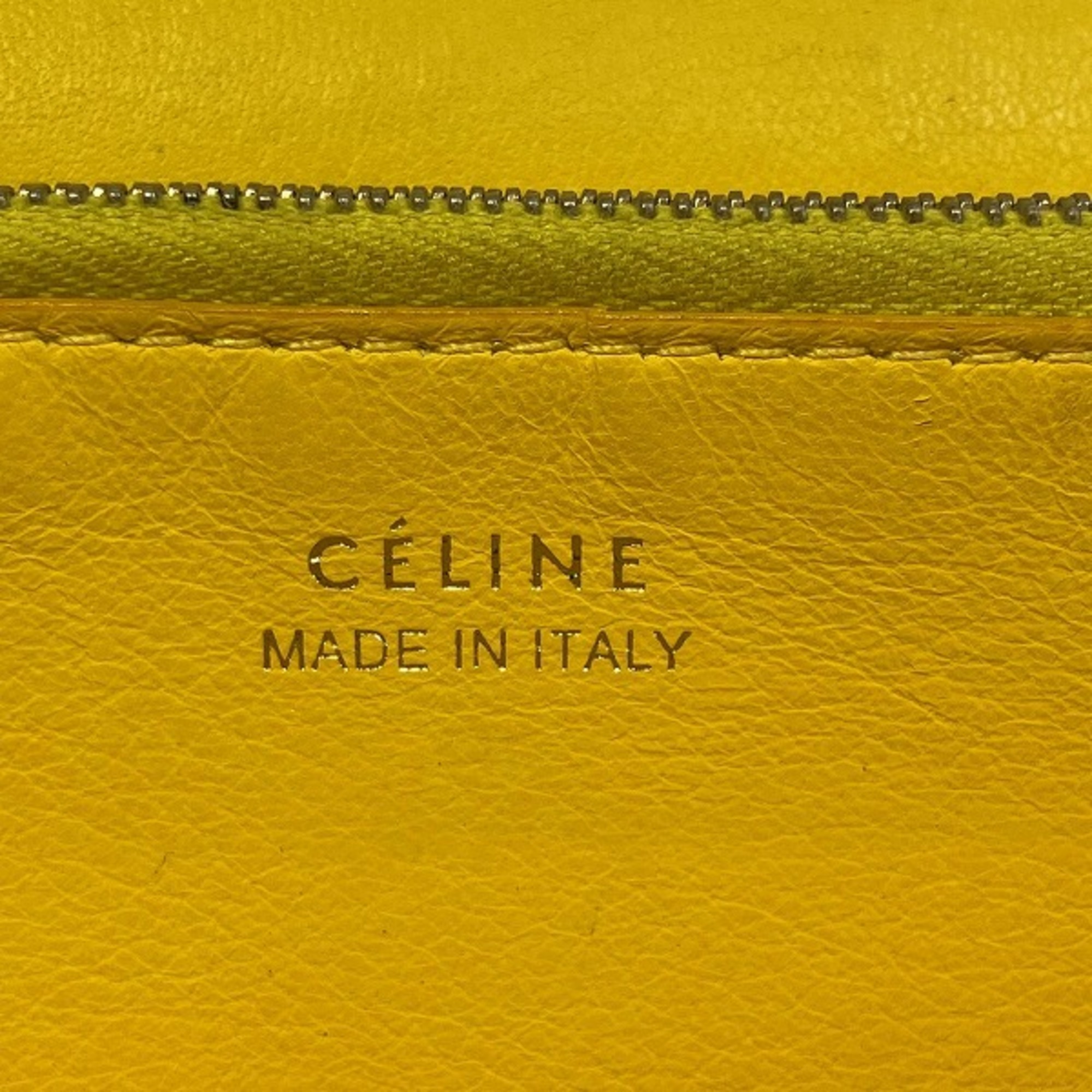 CELINE Large Flap Multi-Function 101673AFE Long Wallet Bi-Fold for Women