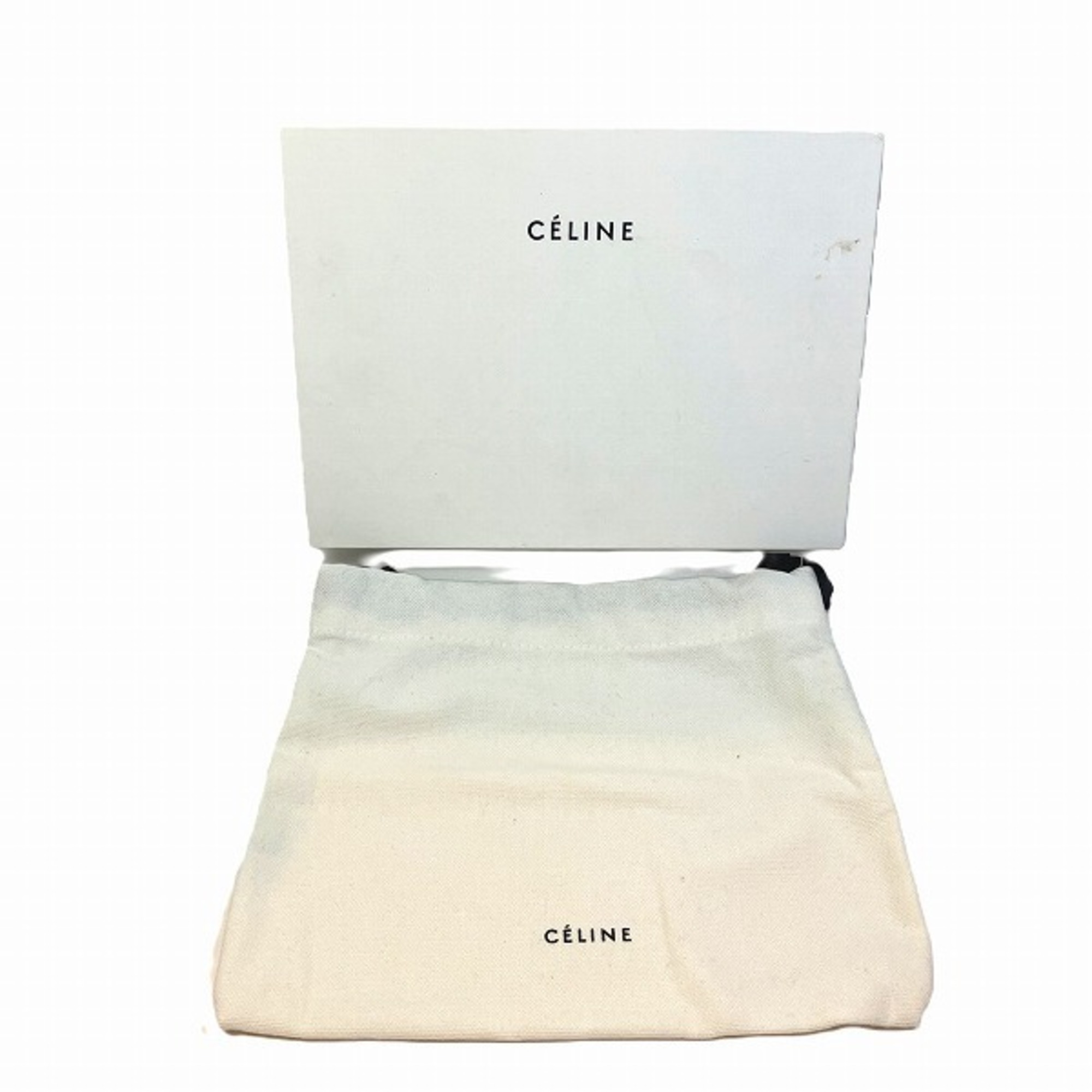 CELINE Large Flap Multi-Function 101673AFE Long Wallet Bi-Fold for Women