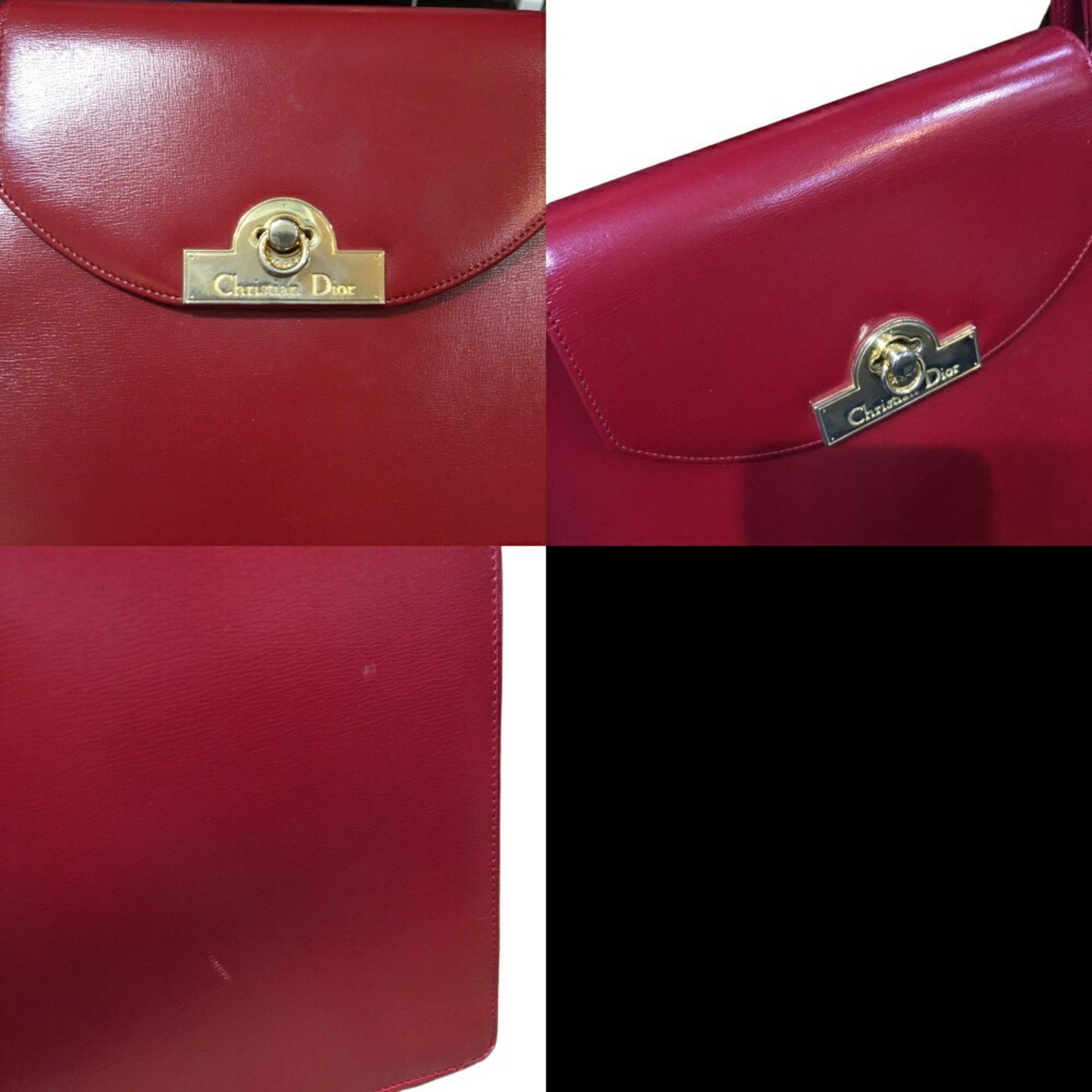 Christian Dior Handbag Red Women's Kaizuka Store ITDKQ1TGTHOQ RM1425D