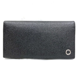 BVLGARI MAN 283810 Leather Black Long Wallet for Men