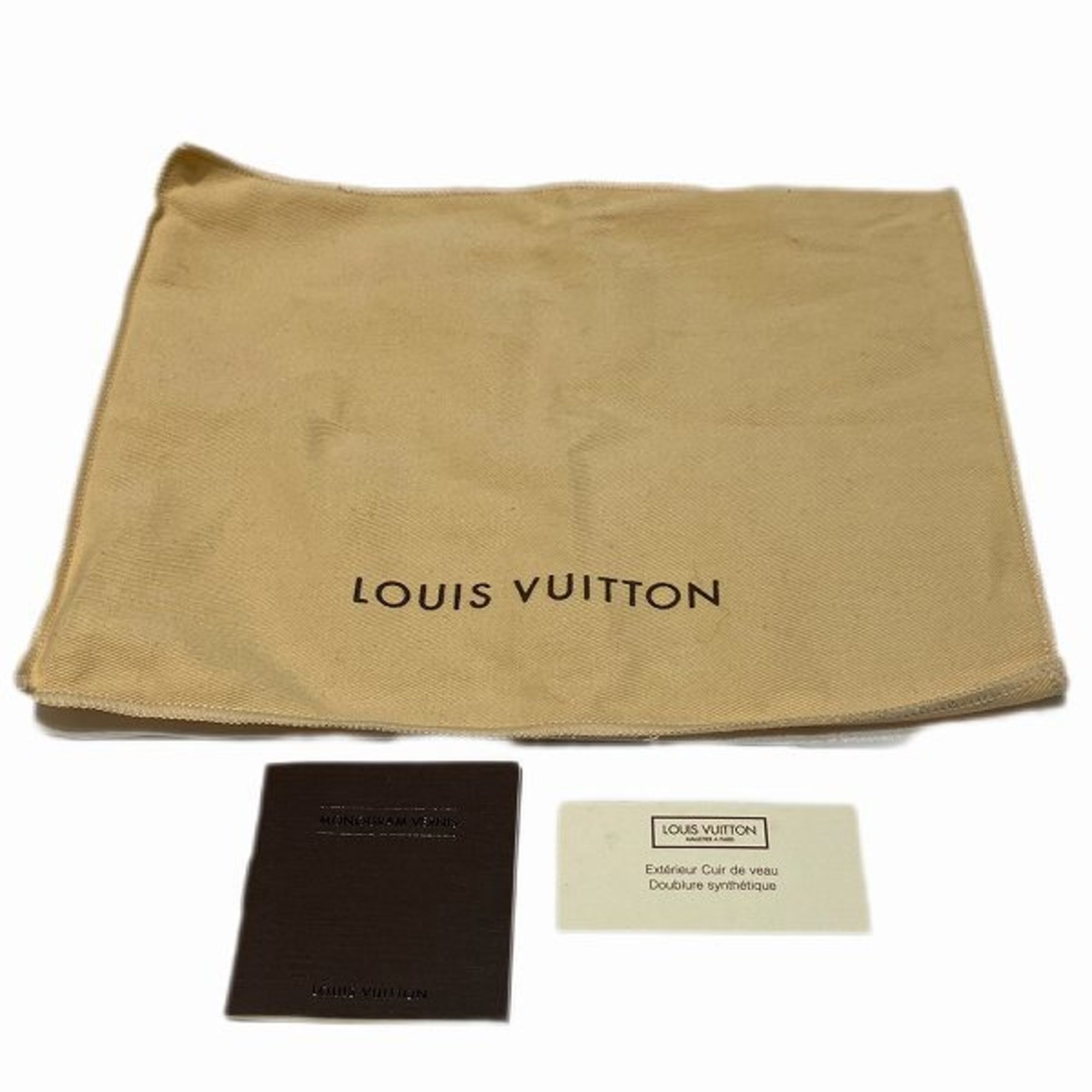 Louis Vuitton Monogram Vernis True Stick M93647 Small Items Pouch Women's Bag