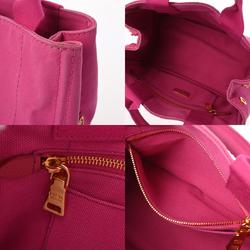 PRADA Prada Canapa Pink BN2439 Women's Canvas Handbag