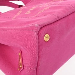 PRADA Prada Canapa Pink BN2439 Women's Canvas Handbag