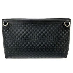 GUCCI Micro Guccissima 607723 Bag Shoulder Clutch Men's Women's