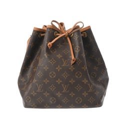 LOUIS VUITTON Louis Vuitton Monogram Petit Noe Brown M42226 Women's Canvas Shoulder Bag