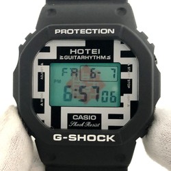 G-SHOCK CASIO Watch DW-5600HT-1 HOTEI 35th Tomoyasu Anniversary Guitar Rhythm Model Released in March 2017 ANNIVERSARY GUITARHYTHM MODEL Black White Digital Mikunigaoka Store ITVWVY74DS8M