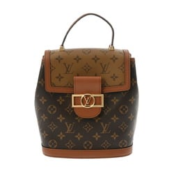 LOUIS VUITTON Louis Vuitton Monogram Reverse Dauphine Backpack Brown M45142 Women's Canvas Backpack/Daypack