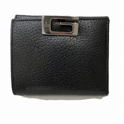 GUCCI G Clip 035 0416 2096 Leather Bi-fold Wallet for Men
