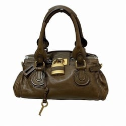 Chloé Chloe Paddington Leather Bag Handbag Women's