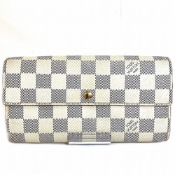 Louis Vuitton Damier Azur Portefeuille Sarah N61735 Long Wallet for Women