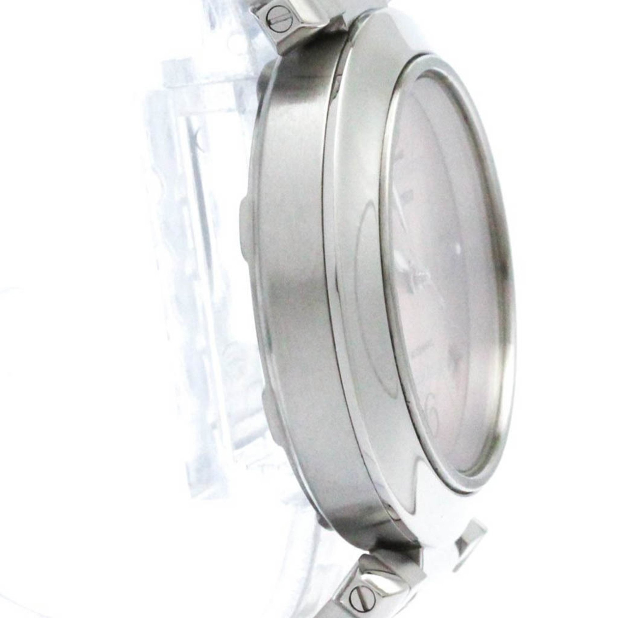 Polished CARTIER Pasha C Steel Automatic Unisex Watch W31075M7 BF573193