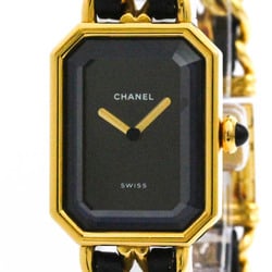 CHANEL Premiere Size L Gold Plated Quartz Ladies Watch H0001 BF573261