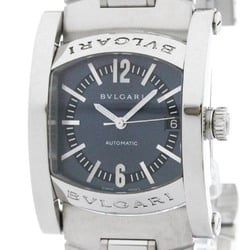 Polished BVLGARI Assioma Steel Automatic Mens Watch AA44S BF573194
