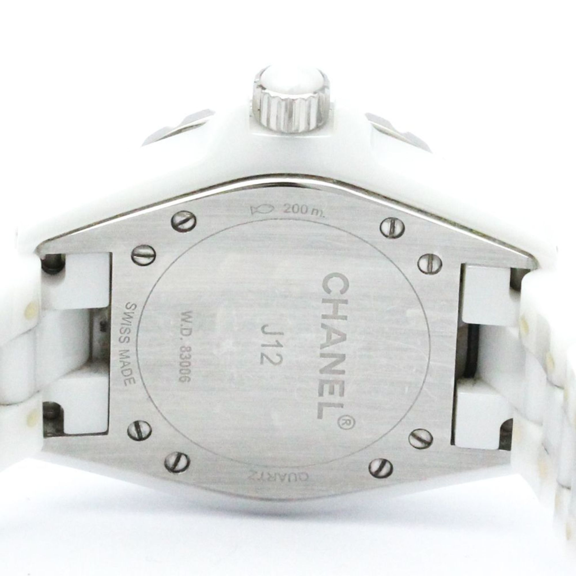 Polished CHANEL J12 Ceramic Quartz Ladies Watch H0968 BF573240