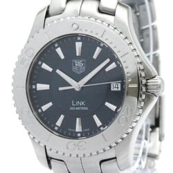 Polished TAG HEUER Link Stainless Steel Quartz Mens Watch WJ1112 BF573088