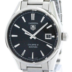 Polished TAG HEUER Carrera Calibre 5 Day Date Automatic Watch WAR211A BF573177