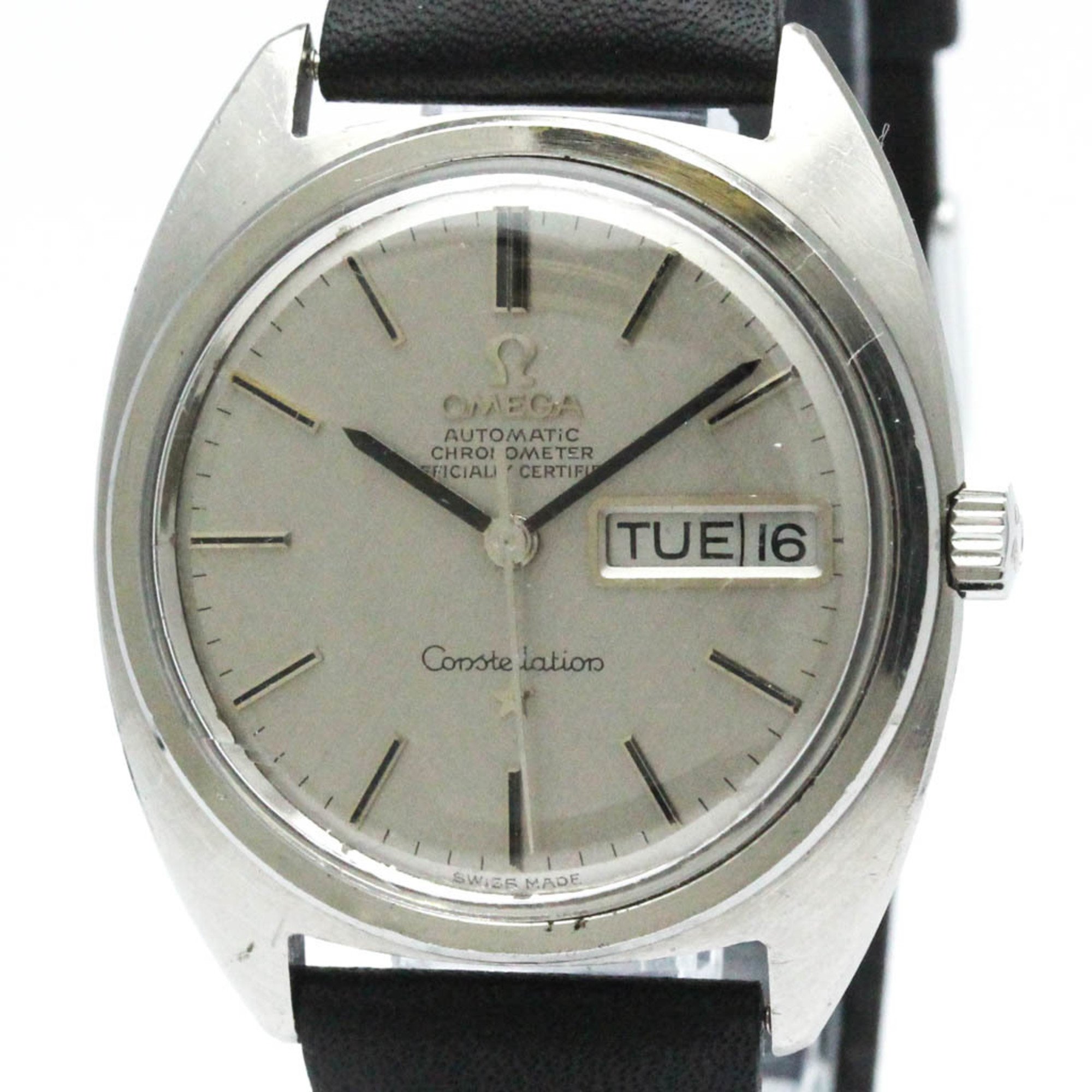 Vintage OMEGA Constellation Day Date Cal 751 Steel Mens Watch 168.019 BF572232