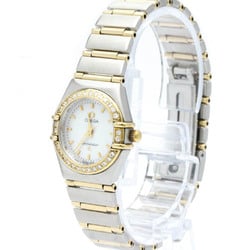 Polished OMEGA Constellation Diamond MOP Dial Quartz Watch 1267.70 BF571665