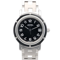 Hermes Clipper Watch Stainless Steel CL.4.210 Quartz Ladies HERMES Defective Item Not Waterproof