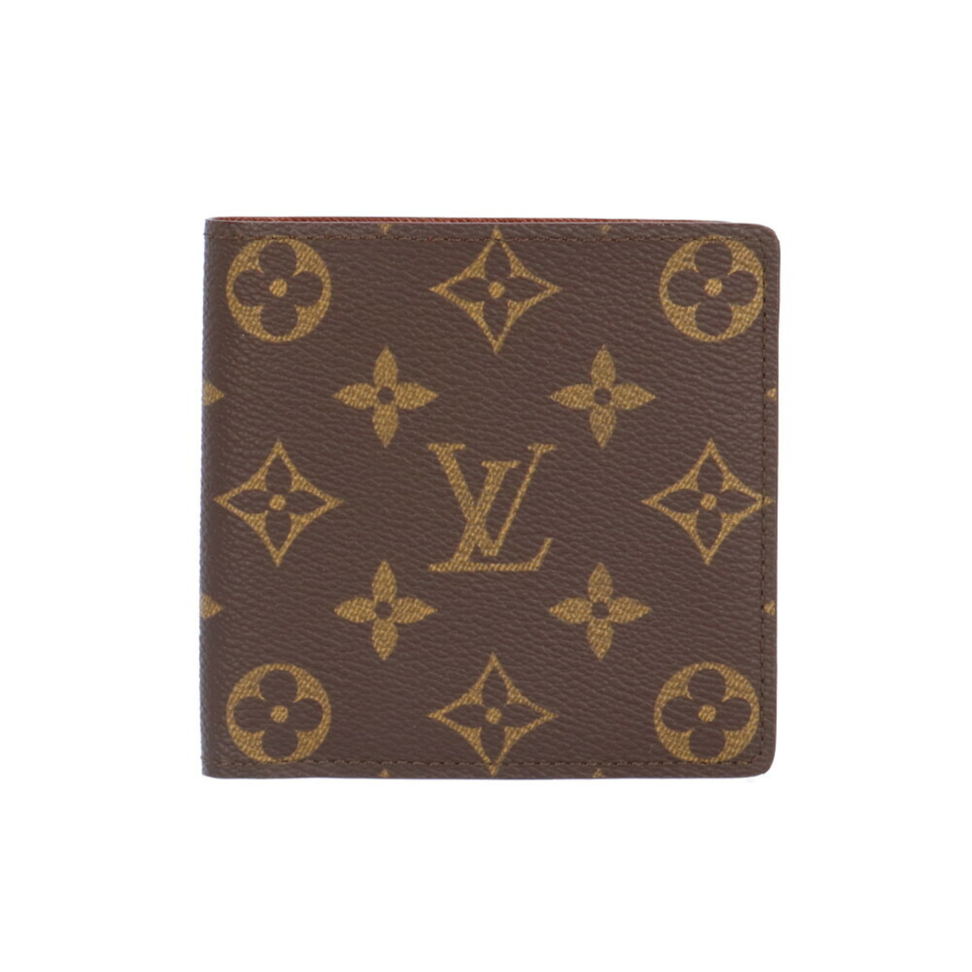 Louis Vuitton Portefeuille Marco Monogram Bi-fold Wallet Canvas M61675 Women's LOUIS VUITTON