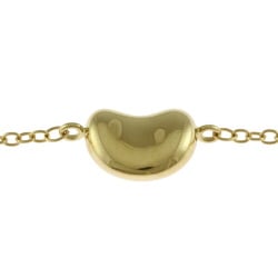 Tiffany Bean Bracelet 18K Gold Women's TIFFANY&Co.