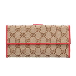 Gucci GG Canvas Long Wallet 231841 Women's GUCCI W