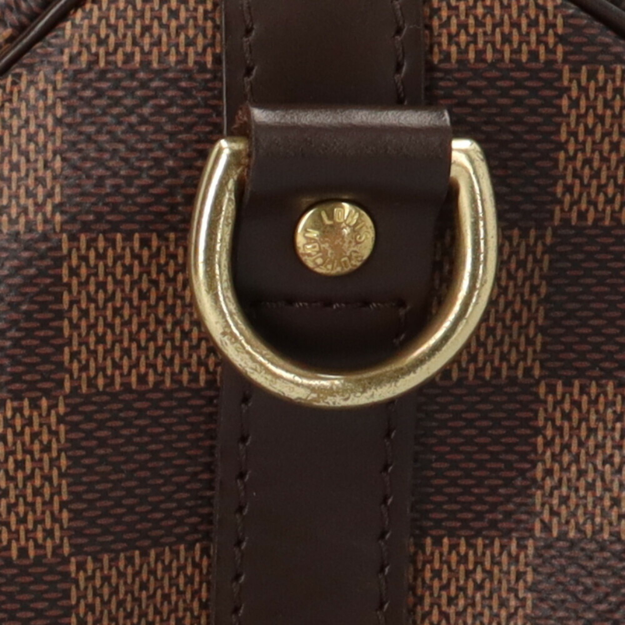 Louis Vuitton Speedy 30 Bandouliere Damier Shoulder Bag Canvas N41367 IC Chip Brown Women's LOUIS VUITTON 2way