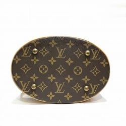 Louis Vuitton Monogram Petit Bucket M42238 Bag Tote Shoulder Women's