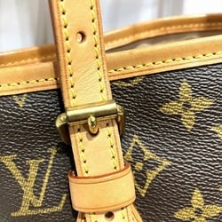 Louis Vuitton Monogram Petit Bucket M42238 Bag Tote Shoulder Women's