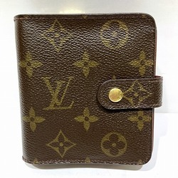 Louis Vuitton Monogram Compact Zip M61667 Wallet Bi-fold Men's Women's