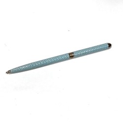 Tiffany Diamond Texture STERLING Engraved Ballpoint Pen Accessories for Men and Women