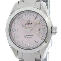 Polished OMEGA Seamaster Aqua Terra Diamond MOP Automatic Watch 2573.71 BF571748