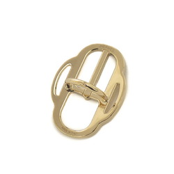 Hermes buckle scarf ring twilly metal gold