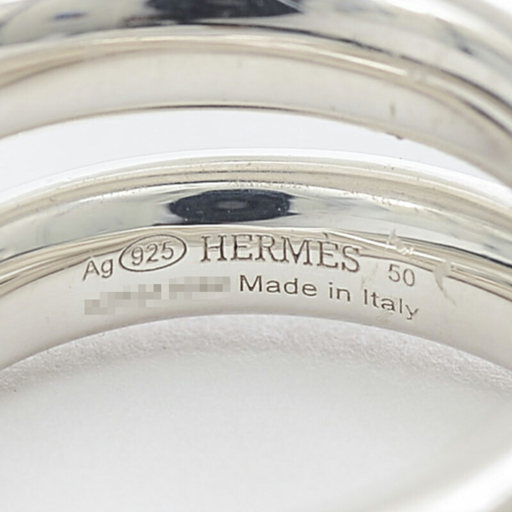 Hermes Vertige Ring Silver SV925 #50