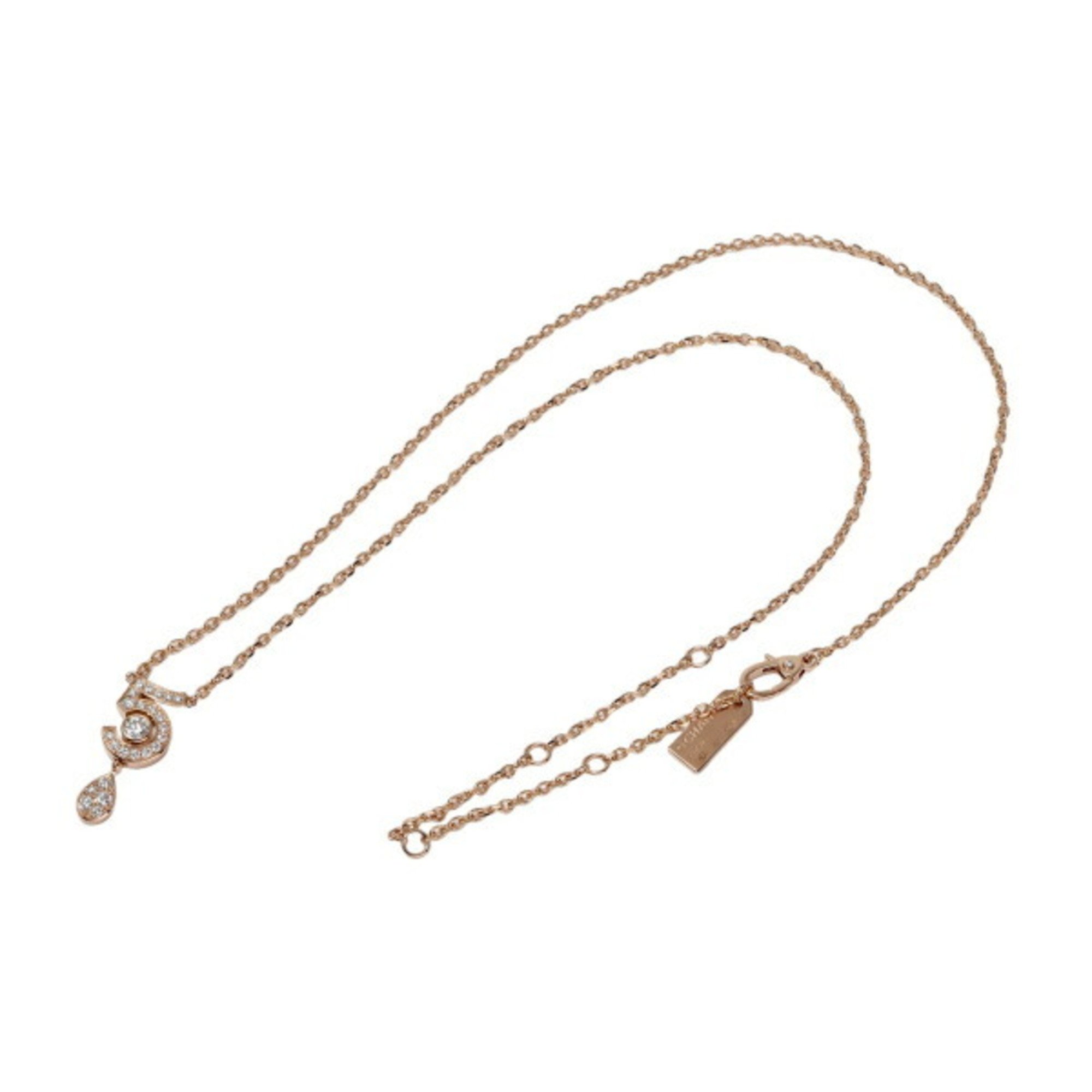 Chanel Eternal No.5 K18BG K18 Beige Gold Necklace
