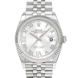 Rolex ROLEX Datejust 36 126234 Silver Roman (VI/IX Diamond) Dial Men's Watch