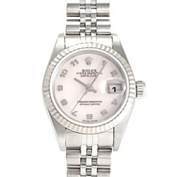 Rolex ROLEX Datejust Pink Shell 79174NA Arabic Dial Wristwatch Ladies