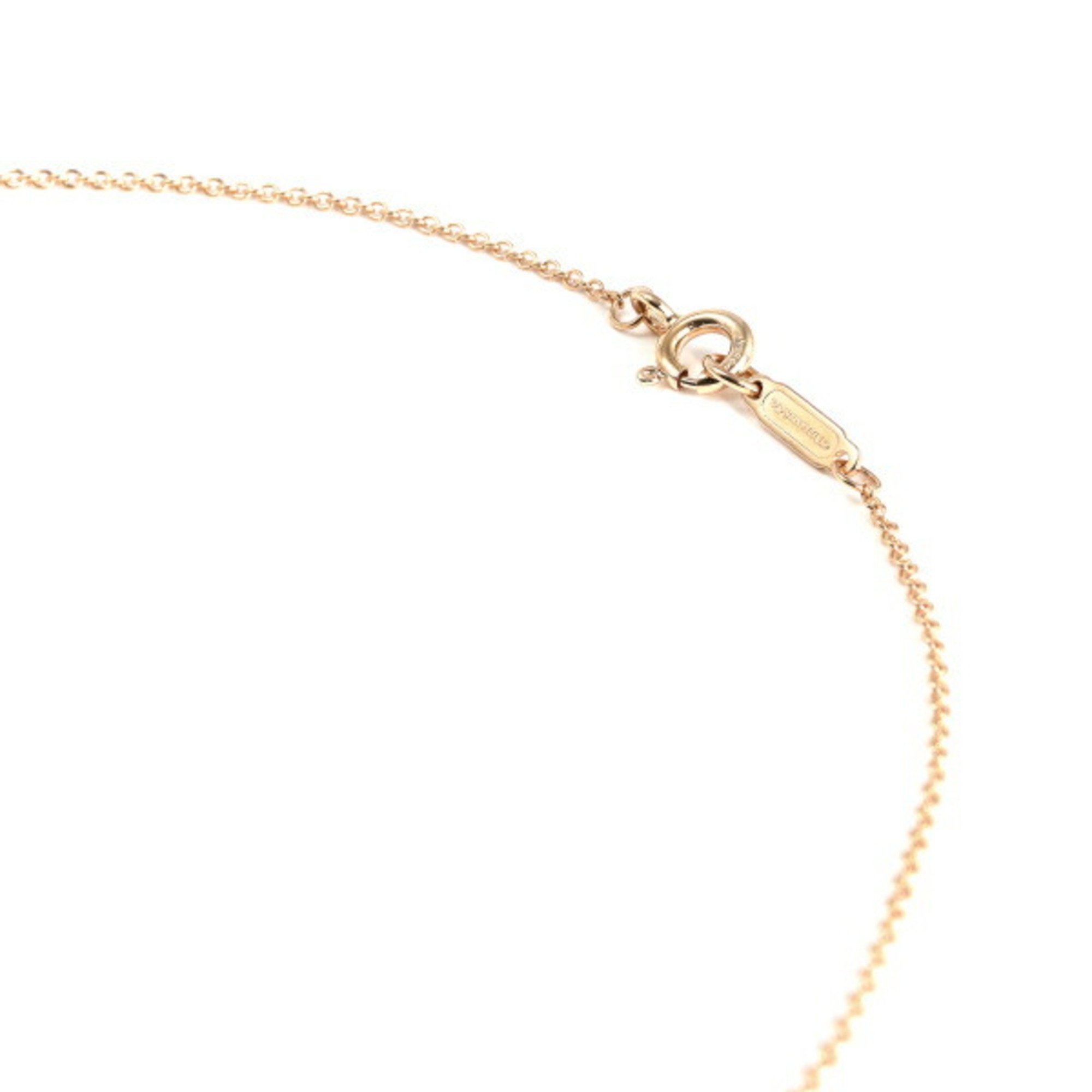 Tiffany 1837 Circle K18PG Pink Gold Necklace