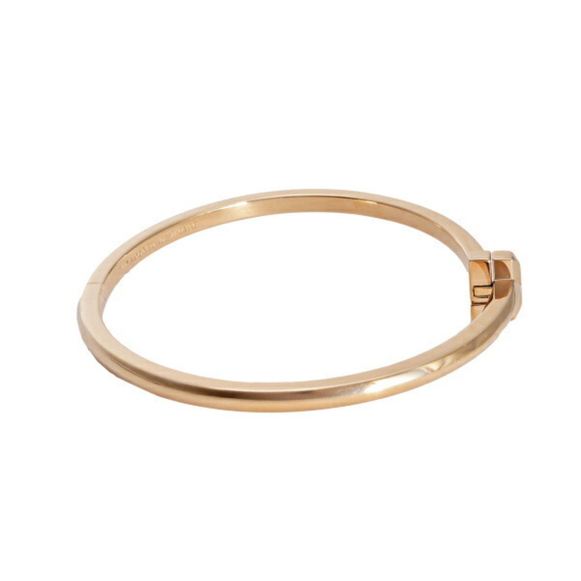Tiffany T One Hinge Bangle Narrow 18k Rose Gold Bracelet