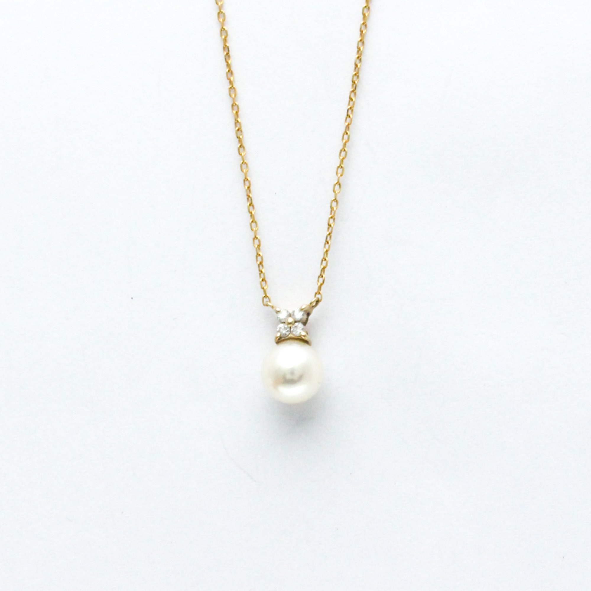 Vendome Aoyama Diamond Pearl Yellow Gold (18K) Diamond,Pearl Men,Women Fashion Pendant (Gold)