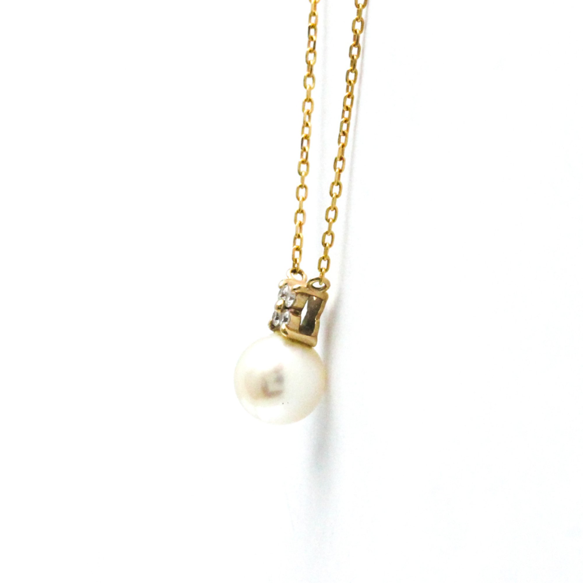 Vendome Aoyama Diamond Pearl Yellow Gold (18K) Diamond,Pearl Men,Women Fashion Pendant (Gold)