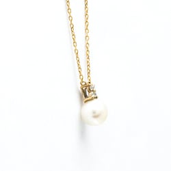 Vendome Aoyama Diamond Pearl Yellow Gold (18K) Diamond,Pearl Men,Women Fashion Pendant (Gold)