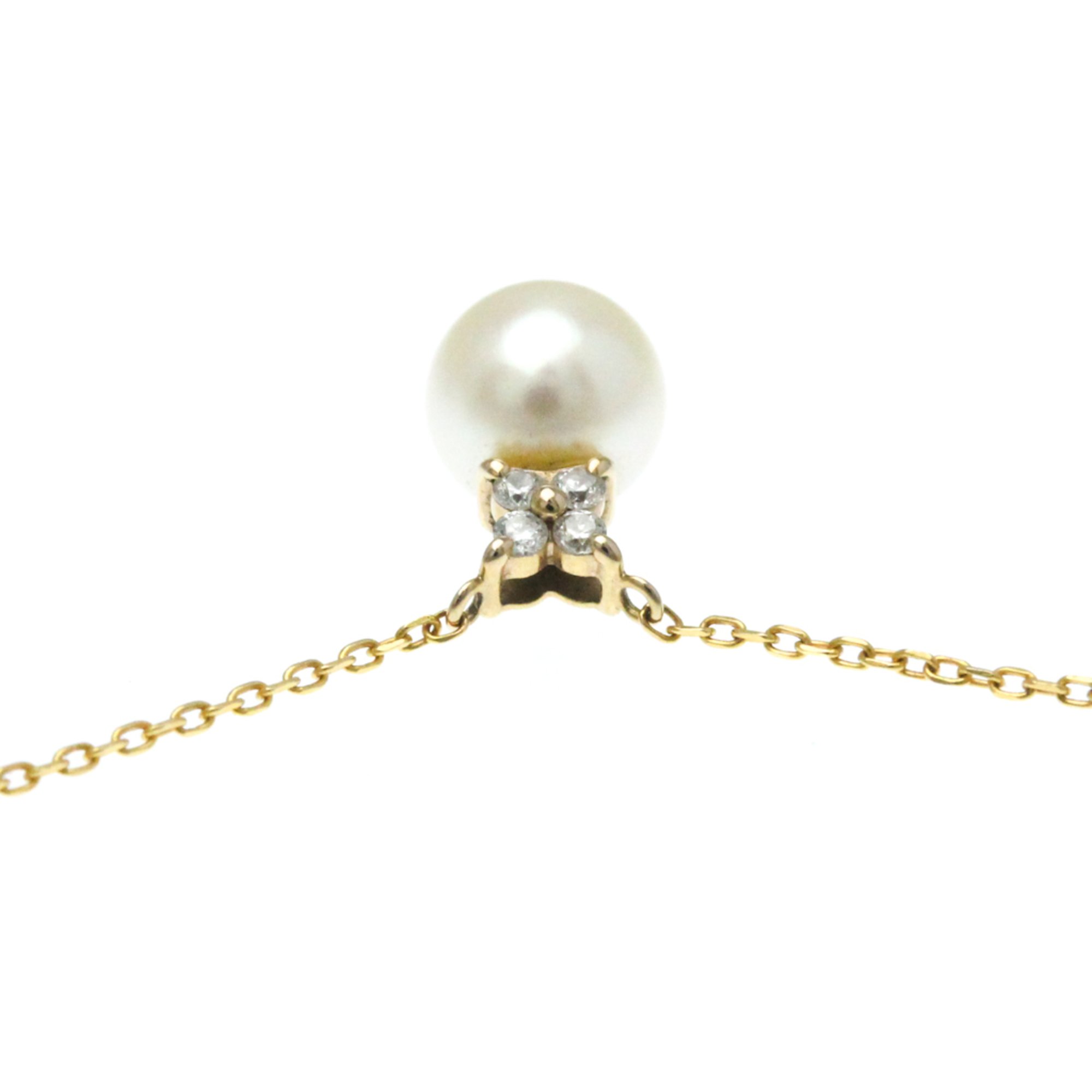 Vendome Aoyama Diamond Pearl Yellow Gold (18K) Diamond,Pearl Men,Women Fashion Pendant (Gold)